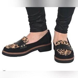 Dr. Scholl's Be Free Black Textured Flats Energy Technology Women's Size 8